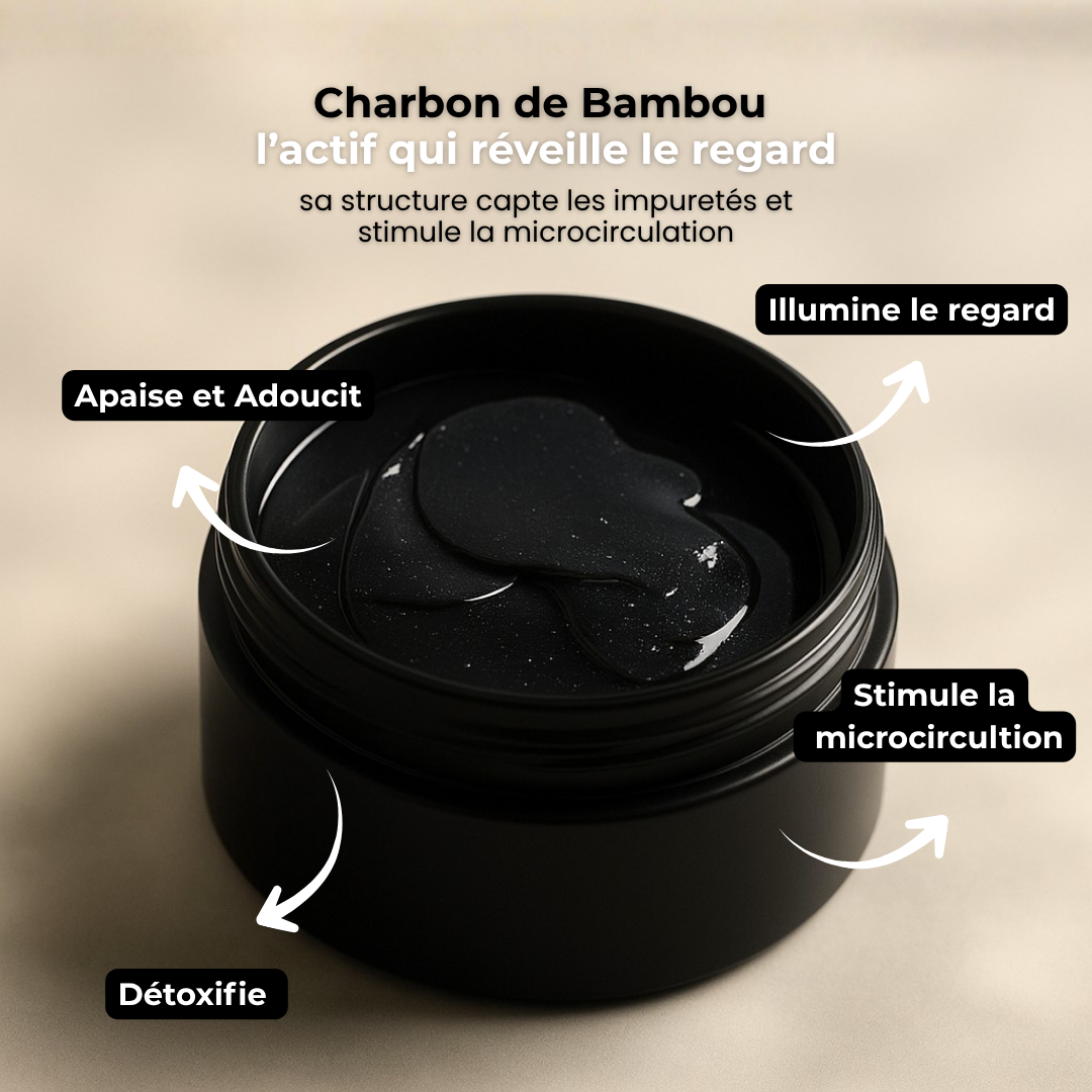 Patchs Anti-Cernes au Charbon de Bambou